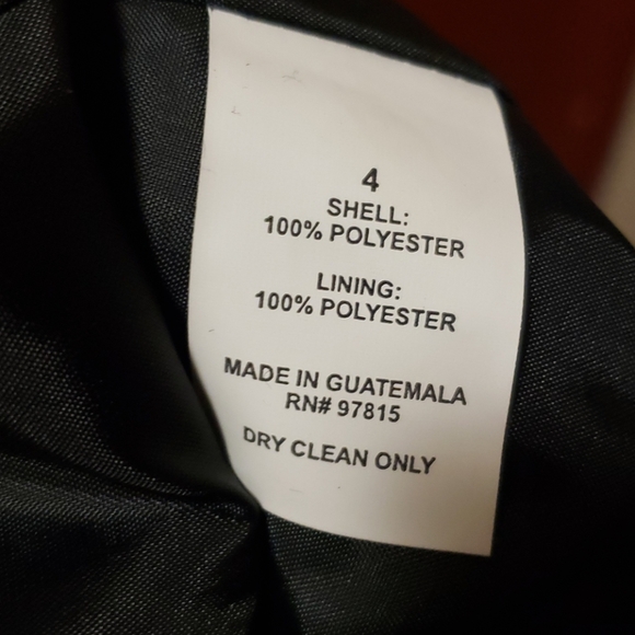 MAX NEW YORK BELTED WAIST BLACK & WHITE COAT SZ 4 - Picture 15 of 16